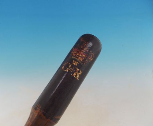 ANTIQUE 18THC TREEN NEWCASTLE POLICE TRUNCHEON TIPSTAFF ENGLISH - ADDITIONAL PHOTO 2