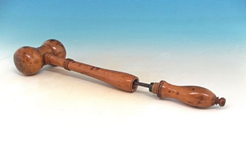 ANTIQUE TREEN 19THC BOXWOOD SUGAR MALLET CHISEL ENGLISH C184060 - ADDITIONAL PHOTO 3