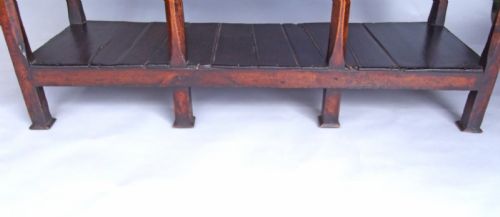 A SMALL 18THC FURNITURE OAK ASH POTBOARD DRESSER WITH ORIGINAL RACK WELSH C178090 - ADDITIONAL PHOTO 5
