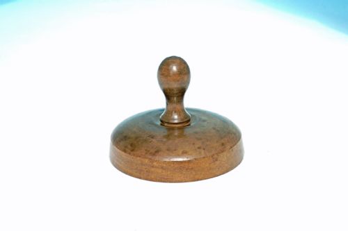 ANTIQUE 19THC TREEN SYCAMORE ACORN BUTTER PAT ENGLISH C184060 - ADDITIONAL PHOTO 2