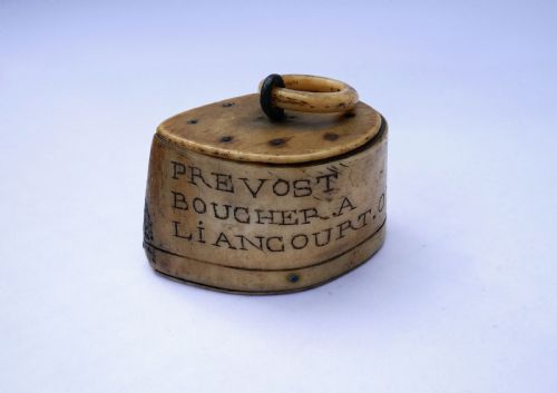 antique 19thc bovine butchers snuff box prevost boucher a liancourt french c184060 - CATEGORY: ANTIQUE BOXES - DATED 19TH CENTURY