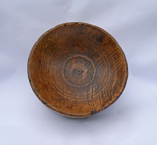 18THC TREEN ELM SUSSEX LOG FOOD BOWL ENGLISH SUSSEX C176080 - ADDITIONAL PHOTO 1