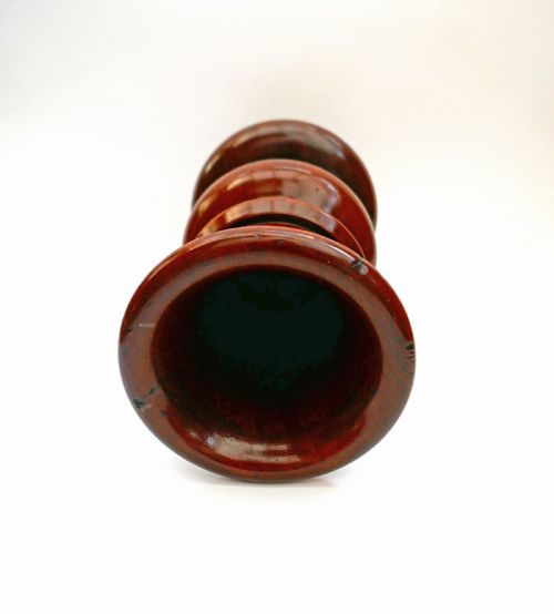 ANTIQUE 19THC LARGE TREEN FRUITWOOD TURNED SPILL VASE ENGLISH C184050 - ADDITIONAL PHOTO 3