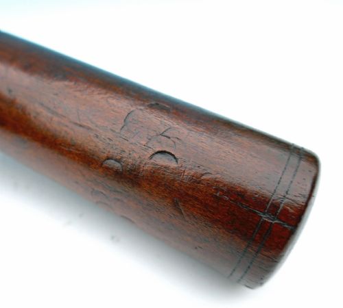 ANTIQUE TREEN 19THC VETERINARY BEECH FLEAM STICK MALLET ENGLISH C186080 - ADDITIONAL PHOTO 3
