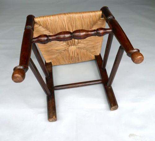 A FINE TRUE SET OF SIX 18THC ASH RUSH LANCASHIRE LADDERBACK CHAIRS C178090 - ADDITIONAL PHOTO 6