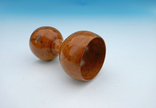 A 19THC TREEN SYCAMORE DOUBLE ENDED SPICE MEASURE ENGLISH C184060 - ADDITIONAL PHOTO 2