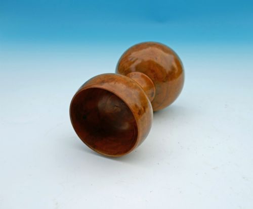 A 19THC TREEN SYCAMORE DOUBLE ENDED SPICE MEASURE ENGLISH C184060 - ADDITIONAL PHOTO 3