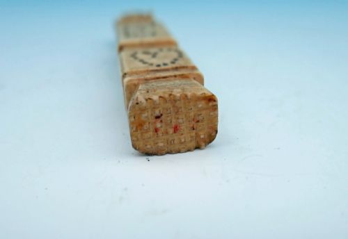ANTIQUE 19THC BONE HAND PIPE TAMPER INITIALED E C ENGLISH C1880 - ADDITIONAL PHOTO 5
