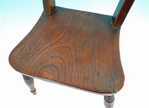 ANTIQUE COUNTRY FURNITURE 19THC CHILDS SCROLL BACK WINDSOR CHAIR ENGLISH C184060 - ADDITIONAL PHOTO 1