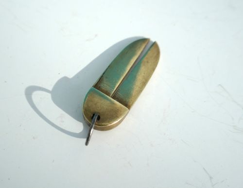 ANTIQUE METALWARE 19THC BRASS VIOLIN STRING GAUGE ENGLISH C1880C1890 - ADDITIONAL PHOTO 3