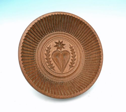 antique treen early 19thc beech carved flummery mould english c182030 - CATEGORY: ANTIQUE MISCELLANEOUS - DATED 19TH CENTURY