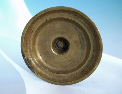ANTIQUE METALWARE 16THC PRICKET BRASS SINGLE CANDLESTICK GERMAN C155090 - ADDITIONAL PHOTO 4