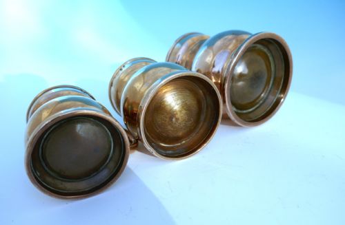 THREE ANTIQUE METALWARE 19THC IMPERIAL BELL METAL GRADUATED MEASURES ENGLISH C184060 - ADDITIONAL PHOTO 5