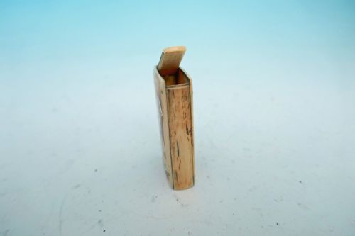 19THC BONE BOVINE FISHERMAN VESTA BOX ENGLISH C186080 - ADDITIONAL PHOTO 2