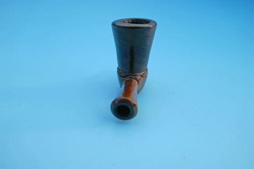 ANTIQUE 19THC TREEN BOXWOOD WALNUT CARVED PIPE IN THE SHAPE OF A BOOT ENGLISH FRENCH C182040 - ADDITIONAL PHOTO 3