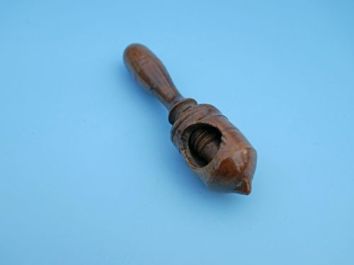 ANTIQUE EARLY 19THC TREEN BOXWOOD POCKET NUTCRACKERS FRENCH C180020 - ADDITIONAL PHOTO 4
