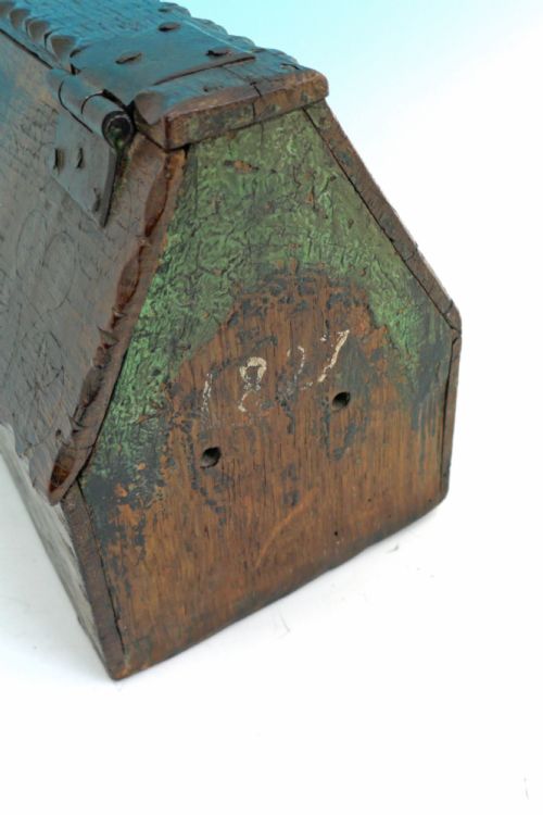 ANTIQUE OAK LATE 18THC SHIPWRIGHTS TOOLBOX DATED 1827 FRENCH C178090 - ADDITIONAL PHOTO 5