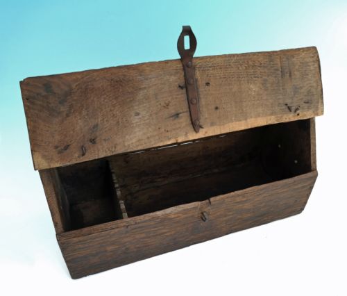 ANTIQUE OAK LATE 18THC SHIPWRIGHTS TOOLBOX DATED 1827 FRENCH C178090 - ADDITIONAL PHOTO 6