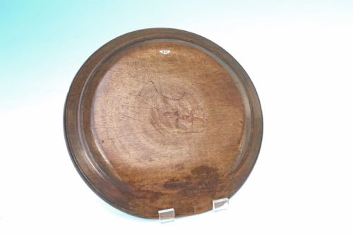 ANTIQUE 18THC TREEN SYCAMORE TURNED FOOD PLATTER ENGLISH C174060 - ADDITIONAL PHOTO 1