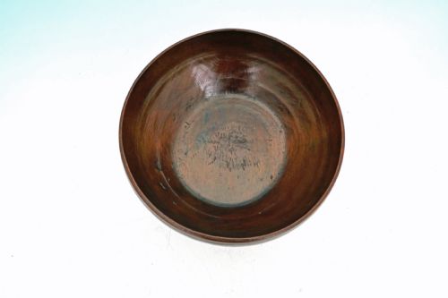 ANTIQUE 19THC TREEN TURNED FRUITWOOD SERVING DAIRY BOWL ENGLISH C180020 - ADDITIONAL PHOTO 1
