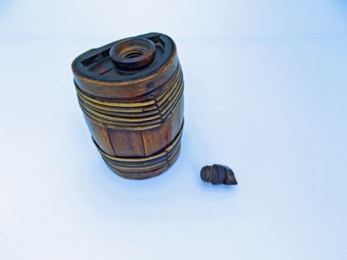 ANTIQUE 19THC TREEN ASH COSTRAL BANDED IN WILLOW SCOTTISH C184060 - ADDITIONAL PHOTO 1