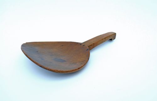 ANTIQUE 19THC TREEN SYCAMORE BUTTER SCOOP PADDLE WELSH C180020 - ADDITIONAL PHOTO 2