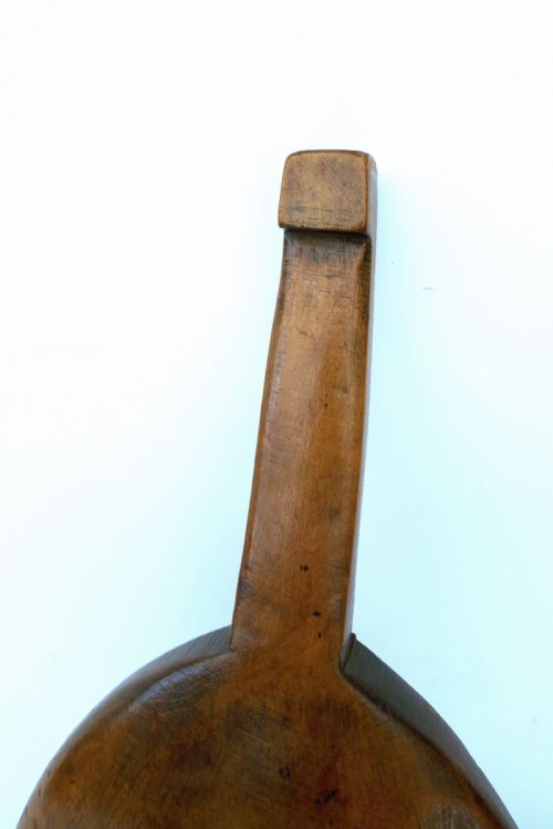 ANTIQUE 19THC TREEN SYCAMORE BUTTER SCOOP PADDLE WELSH C180020 - ADDITIONAL PHOTO 3