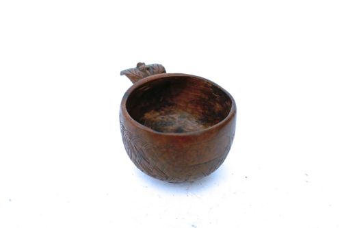 18THC SMALL TREEN FRUITWOOD DATED NAMED TASTE DE VIN SCOTTISH C176080 - ADDITIONAL PHOTO 1