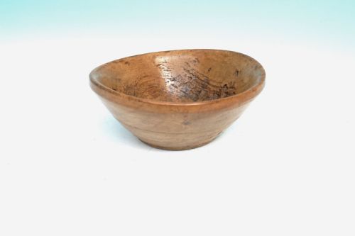 antique 19thc treen turned sycamore condiment bowl salt english c184060 - CATEGORY: ANTIQUE MISCELLANEOUS - DATED 19TH CENTURY