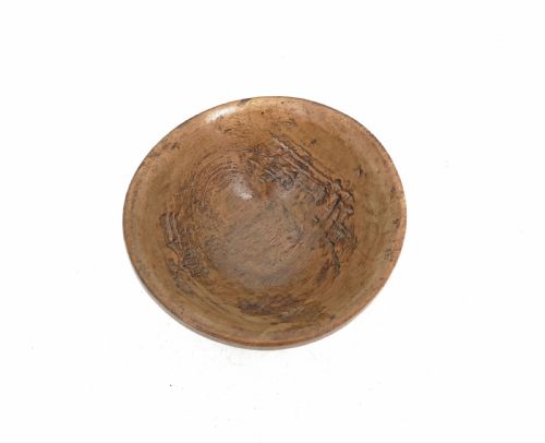 ANTIQUE 19THC TREEN TURNED SYCAMORE CONDIMENT BOWL SALT ENGLISH C184060 - ADDITIONAL PHOTO 1