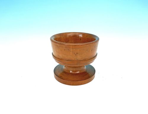 antique treen 19thc sycamore turned table salt english c180020 - CATEGORY: ANTIQUE MISCELLANEOUS - DATED 19TH CENTURY