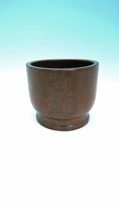 EARLY 19THC LARGE TREEN SYCAMORE KITCHEN MORTAR ENGLISH C1800 20 - ADDITIONAL PHOTO 1