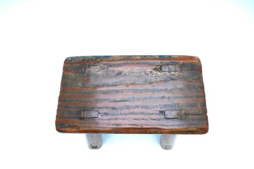 19THC OAK COUNTRY FURNITURE PINE WEST COUNTRY STOOL CANDLESTAND - ADDITIONAL PHOTO 2