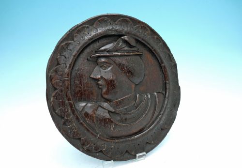 antique oak carving single 16thc romayne panel english french c155070 - CATEGORY: ANTIQUE MISCELLANEOUS - DATED 16TH CENTURY