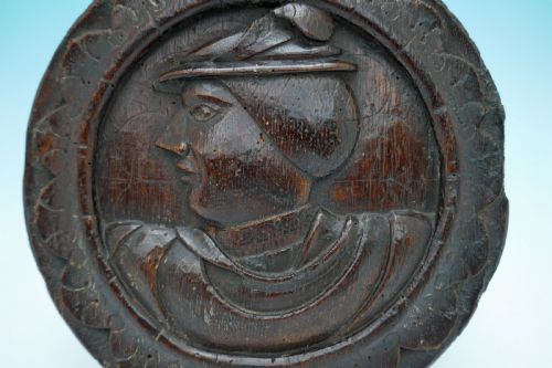 ANTIQUE OAK CARVING SINGLE 16THC ROMAYNE PANEL ENGLISH FRENCH C155070 - ADDITIONAL PHOTO 2