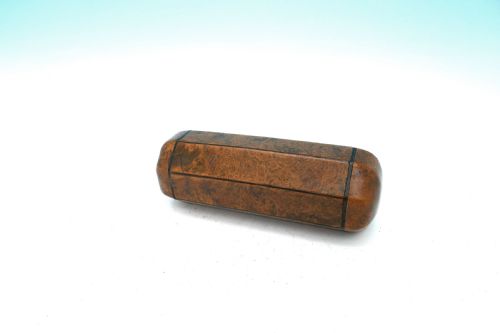 ANTIQUE 19THC TREEN BURR AMBOYNA TORTOISESHELL OCTAGONAL SNUFF BOX ENGLISH FRENCH C184060 - ADDITIONAL PHOTO 3