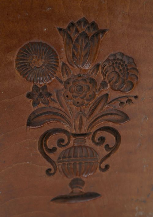 antique treen early 19thc fruitwood double sided gingerbread mould dutch c184060 - CATEGORY: ANTIQUE MISCELLANEOUS - DATED 19TH CENTURY