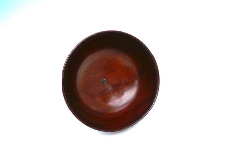 ANTIQUE TREEN 19THC TURNED FRUITWOOD TABLE SALT ENGLISH C182040 - ADDITIONAL PHOTO 1