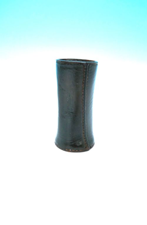 EARLY 18THC LEATHER DICE GAMES SHAKER ENGLISH C177090 - ADDITIONAL PHOTO 2
