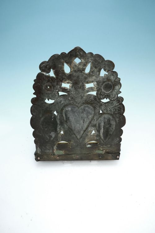 LATE 17TH 18THC EARLY METALWARE BRASS DECORATIVE WALL SCONCE DUTCH C1680C1720 - ADDITIONAL PHOTO 4