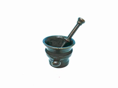 EARLY METALWARE BRONZE 18THC APOTHECARY PESTLE MORTAR DUTCH C177090 - ADDITIONAL PHOTO 2
