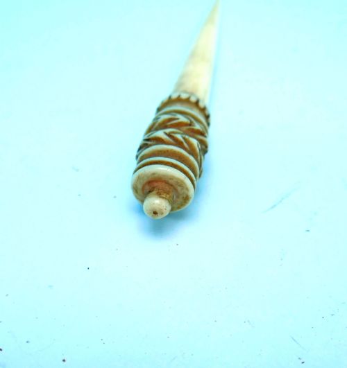 ANTIQUE COLLECTABLES 19THC MARINE IVORY SAILORS NETTING FID YORKSHIRE C184060 - ADDITIONAL PHOTO 2
