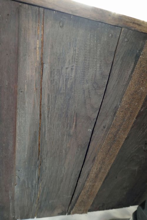 ANTIQUE 17THC OAK FURNITURE DRESSER BASE WITH GEOMETRIC MOULDINGS ENGLISH C167090 - ADDITIONAL PHOTO 4