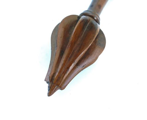 ANTIQUE TREEN KITCHENALIA 19THC BOXWOOD LEMON SQUEEZER ENGLISH C184050 - ADDITIONAL PHOTO 3