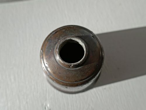 18THC ANTIQUE METALWARE BRONZE DESK INKWELL WITH ORIGINAL CORK C176090 - ADDITIONAL PHOTO 2