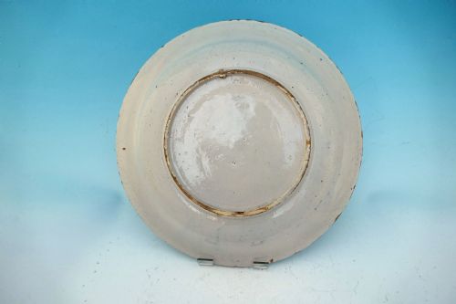 ANTIQUE POTTERY 18THC DELFT POLYCHROME CHARGER DUTCH C177090 - ADDITIONAL PHOTO 2