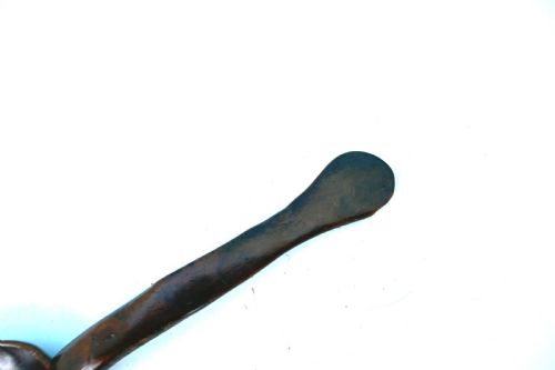 ANTIQUE TREEN 19THC FRUITWOOD CARVED WELSH BROTH SPOON C182040 - ADDITIONAL PHOTO 4