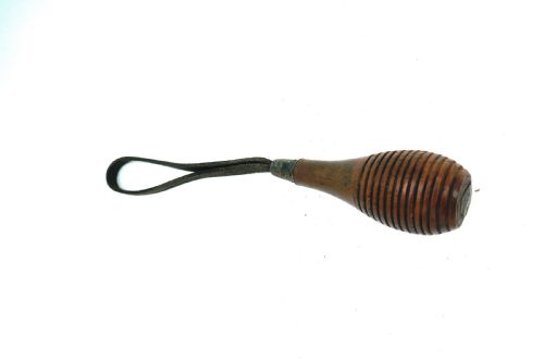 antique treen 19thc turned fruitwood life preserver protector english c184060 - CATEGORY: ANTIQUE MISCELLANEOUS - DATED 19TH CENTURY