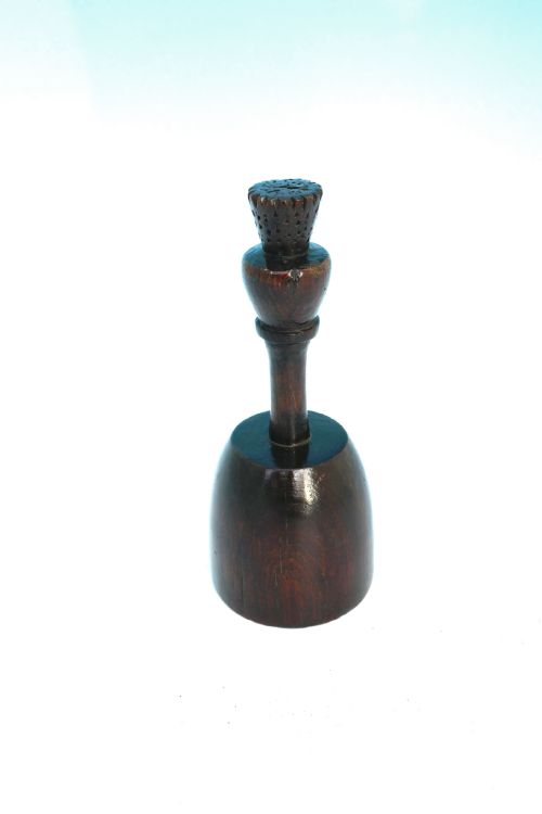 antique treen 19thc mallet type paperweight with thistle finial scottish c184060 - CATEGORY: ANTIQUE MISCELLANEOUS - DATED 19TH CENTURY