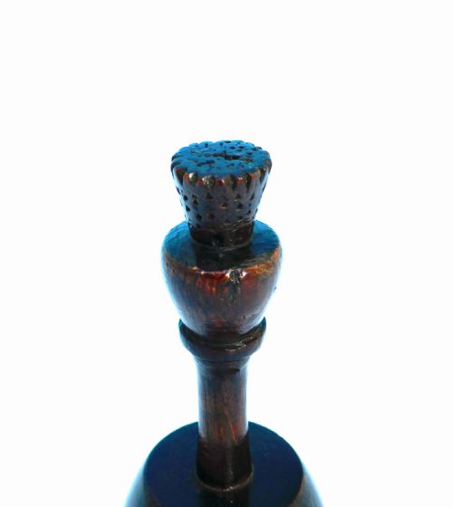 ANTIQUE TREEN 19THC MALLET TYPE PAPERWEIGHT WITH THISTLE FINIAL SCOTTISH C184060 - ADDITIONAL PHOTO 1